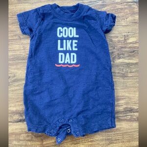 Carter's Navy Baby Romper Size 3M
